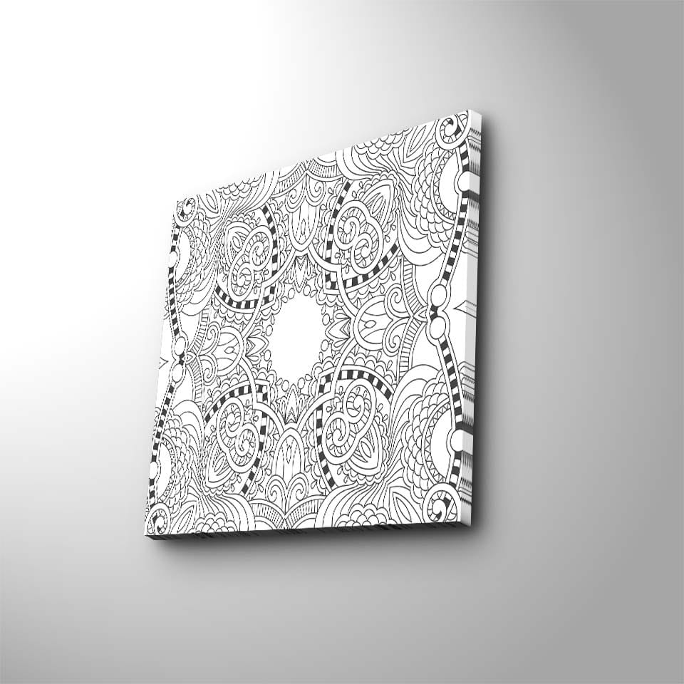 Dekorativ Canvasbilde 45x45 cm - Flerfarget - Innredning - Bilder & kunst - Lerretsbilder