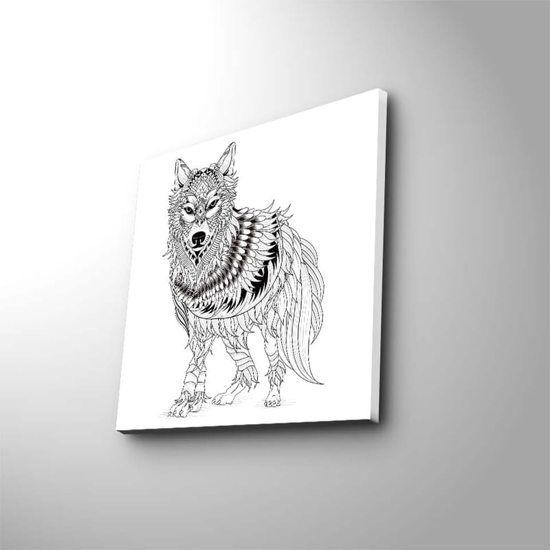 Dekorativ Canvasbilde 45x45 cm - Flerfarget - Innredning - Bilder & kunst - Lerretsbilder