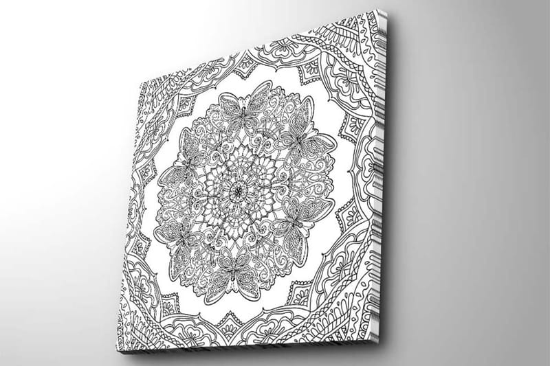 Dekorativ Canvasbilde 45x45 cm - Flerfarget - Innredning - Bilder & kunst - Lerretsbilder
