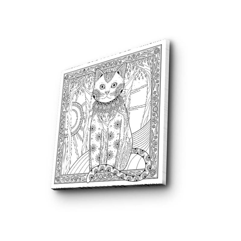 Dekorativ Canvasbilde 45x45 cm - Flerfarget - Innredning - Bilder & kunst - Lerretsbilder