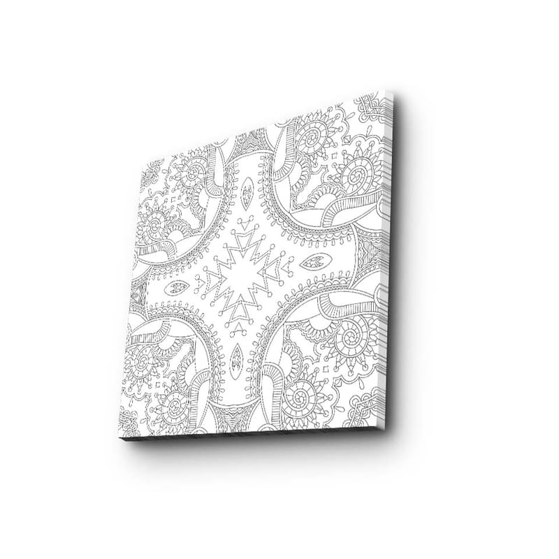 Dekorativ Canvasbilde 45x45 cm - Flerfarget - Innredning - Bilder & kunst - Lerretsbilder