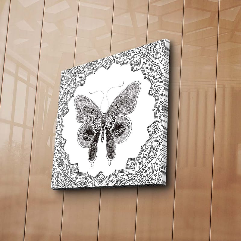 Dekorativ Canvasbilde 45x45 cm - Flerfarget - Innredning - Bilder & kunst - Lerretsbilder