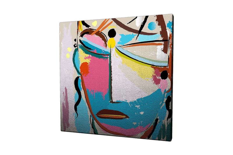 Dekorativ Canvasbilde 45x45 cm - Flerfarget - Innredning - Bilder & kunst - Lerretsbilder