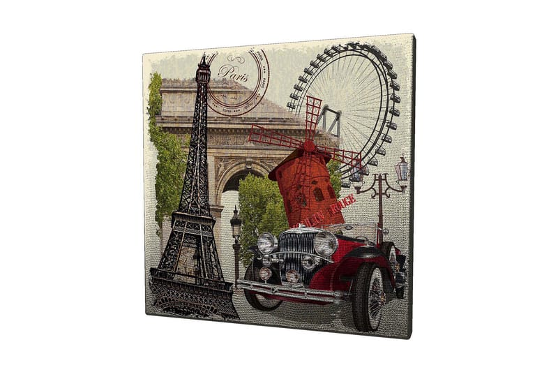 Dekorativ Canvasbilde 45x45 cm - Flerfarget - Innredning - Bilder & kunst - Lerretsbilder