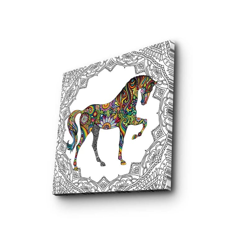 Dekorativ Canvasbilde 45x45 cm - Flerfarget - Innredning - Bilder & kunst - Lerretsbilder