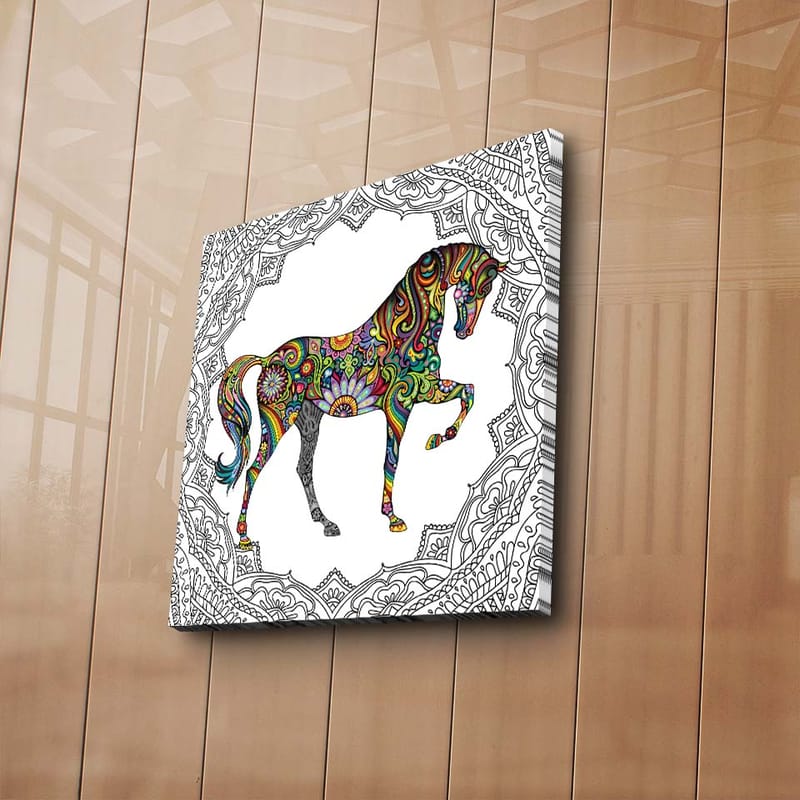 Dekorativ Canvasbilde 45x45 cm - Flerfarget - Innredning - Bilder & kunst - Lerretsbilder