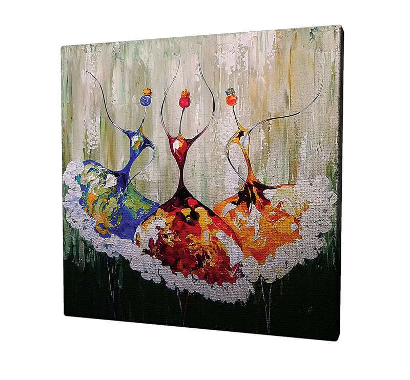Dekorativ Canvasbilde 45x45 cm - Flerfarget - Innredning - Bilder & kunst - Lerretsbilder