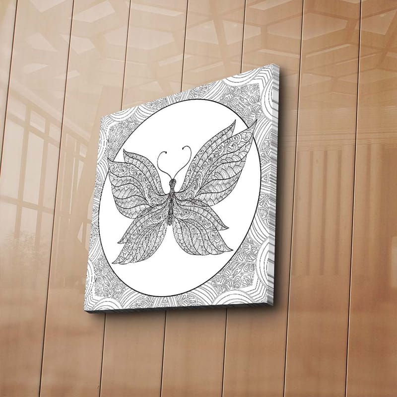 Dekorativ Canvasbilde 45x45 cm - Flerfarget - Innredning - Bilder & kunst - Lerretsbilder