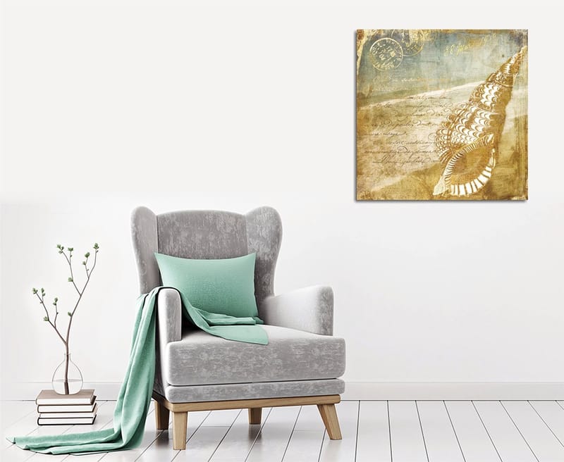 Dekorativ Canvasbilde 45x45 cm - Flerfarget - Innredning - Bilder & kunst - Lerretsbilder