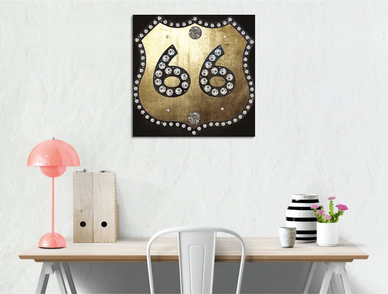 Dekorativ Canvasbilde 45x45 cm - Flerfarget - Innredning - Bilder & kunst - Lerretsbilder
