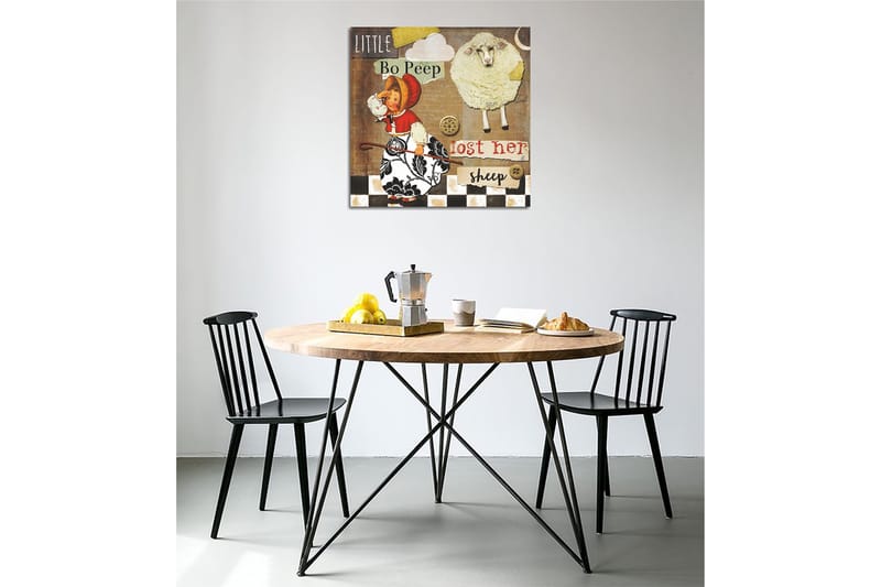 Dekorativ Canvasbilde 45x45 cm - Flerfarget - Innredning - Bilder & kunst - Lerretsbilder