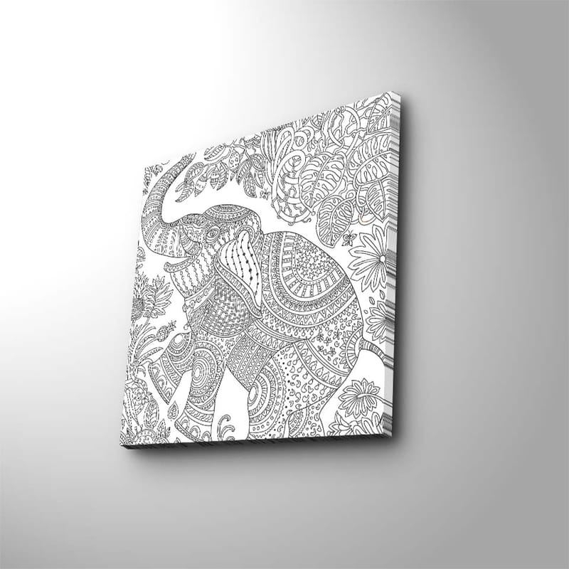 Dekorativ Canvasbilde 45x45 cm - Flerfarget - Innredning - Bilder & kunst - Lerretsbilder