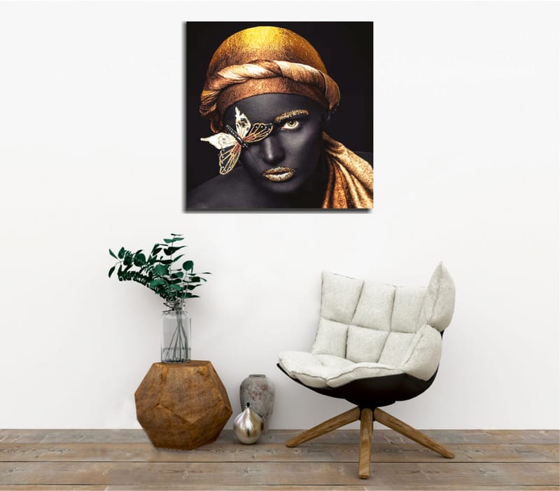 Dekorativ Canvasbilde 45x45 cm - Flerfarget - Innredning - Bilder & kunst - Lerretsbilder