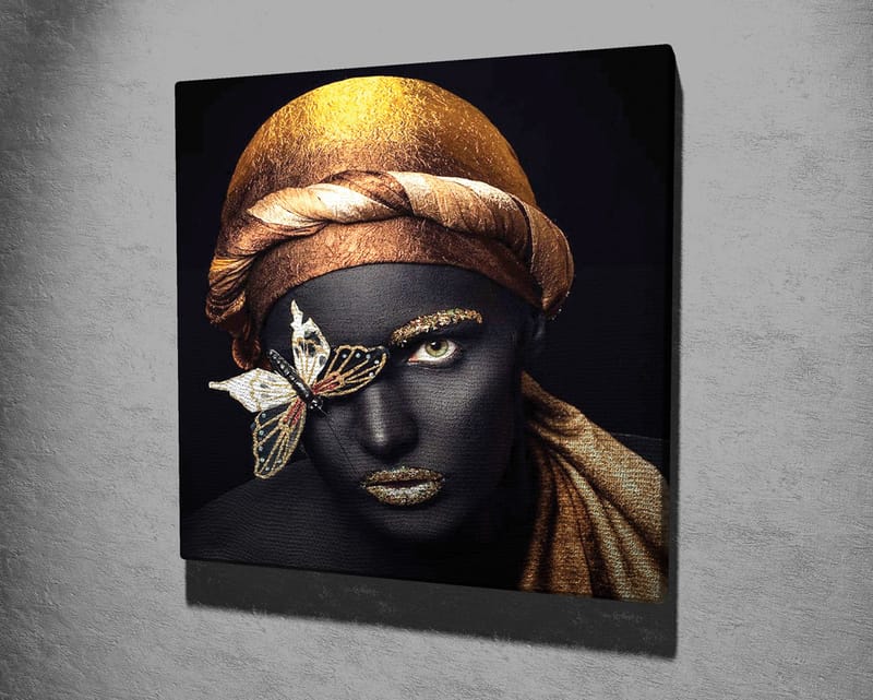 Dekorativ Canvasbilde 45x45 cm - Flerfarget - Innredning - Bilder & kunst - Lerretsbilder
