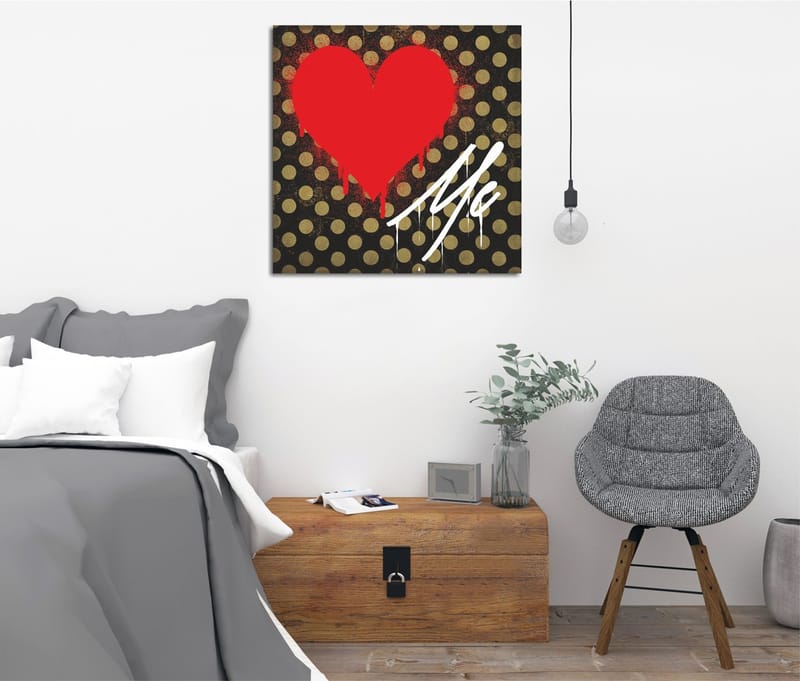 Dekorativ Canvasbilde 45x45 cm - Flerfarget - Innredning - Bilder & kunst - Lerretsbilder