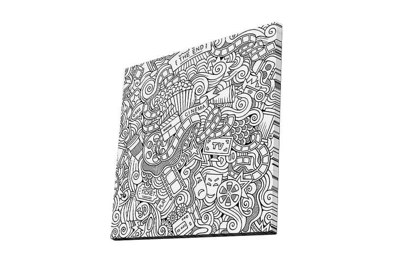 Dekorativ Canvasbilde 45x45 cm - Flerfarget - Innredning - Bilder & kunst - Lerretsbilder