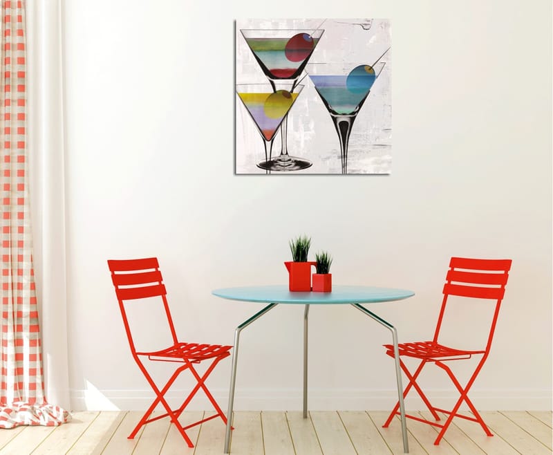 Dekorativ Canvasbilde 45x45 cm - Flerfarget - Innredning - Bilder & kunst - Lerretsbilder