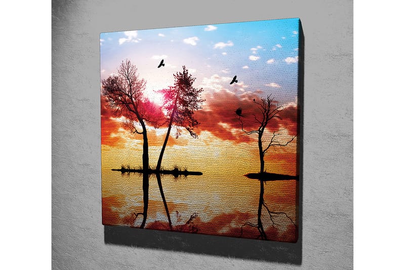 Dekorativ Canvasbilde 45x45 cm - Flerfarget - Innredning - Bilder & kunst - Lerretsbilder