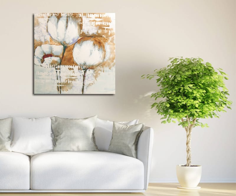 Dekorativ Canvasbilde 45x45 cm - Flerfarget - Innredning - Bilder & kunst - Lerretsbilder