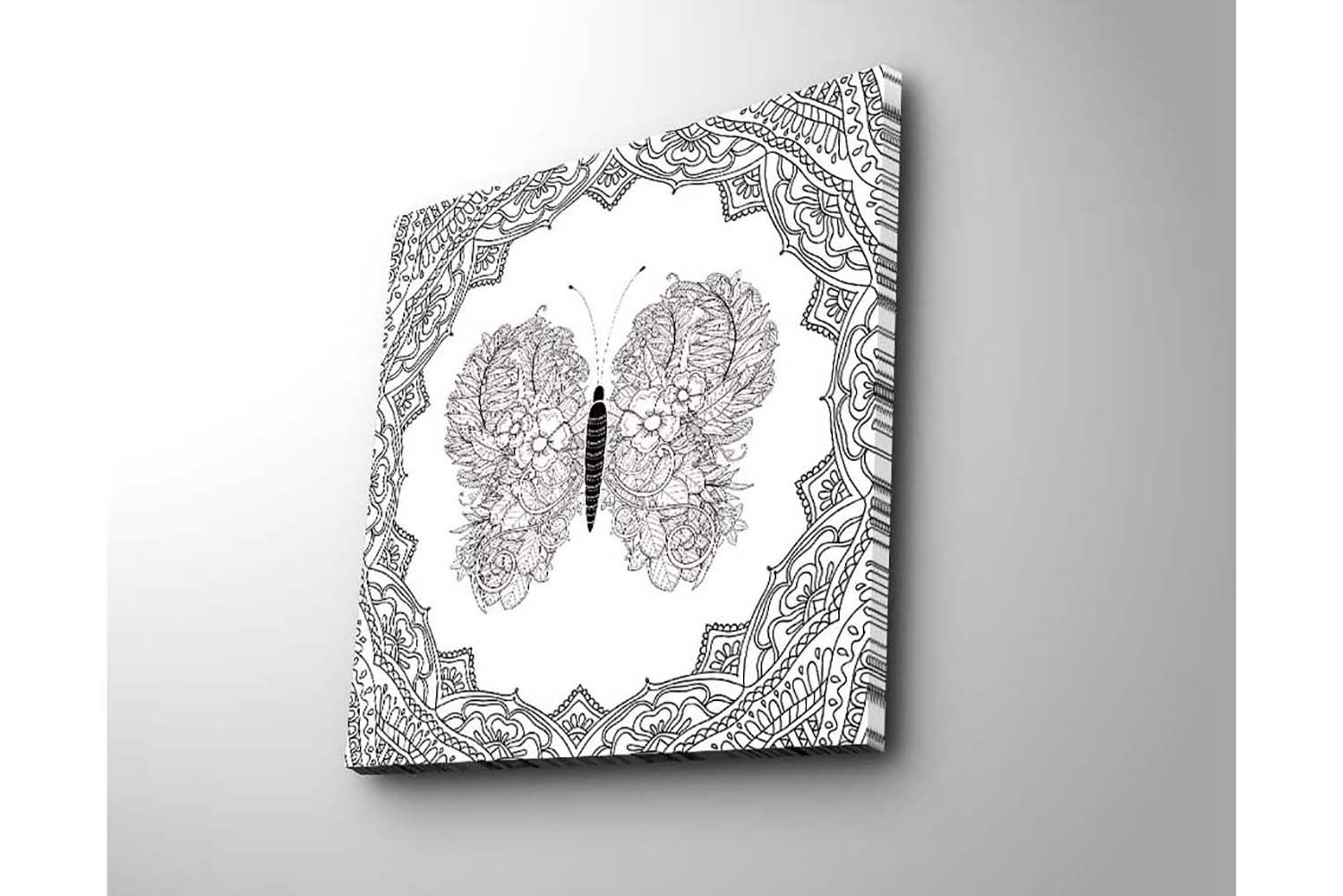 Dekorativ Canvasbilde 45x45 cm - Flerfarget - Innredning - Bilder & kunst - Lerretsbilder
