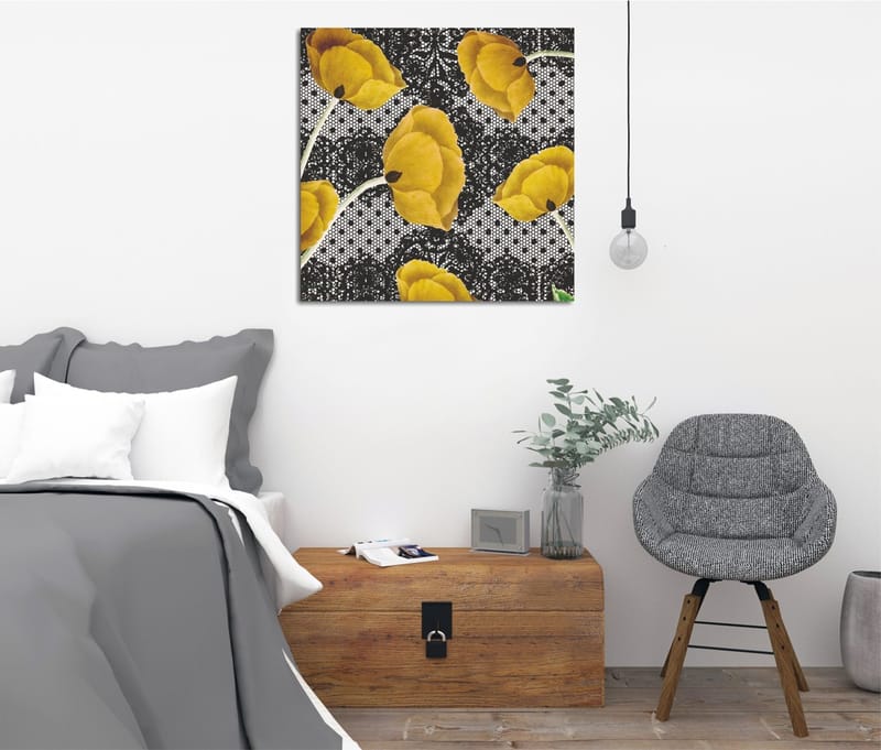 Dekorativ Canvasbilde 45x45 cm - Flerfarget - Innredning - Bilder & kunst - Lerretsbilder