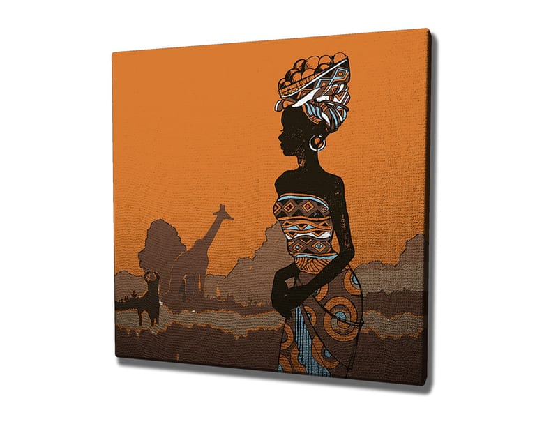 Dekorativ Canvasbilde 45x45 cm - Flerfarget - Innredning - Bilder & kunst - Lerretsbilder