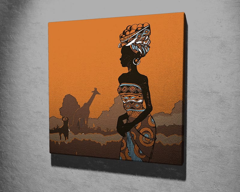 Dekorativ Canvasbilde 45x45 cm - Flerfarget - Innredning - Bilder & kunst - Lerretsbilder