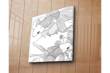 Dekorativ Canvasbilde 45x45 cm - Flerfarget - Innredning - Bilder & kunst - Lerretsbilder