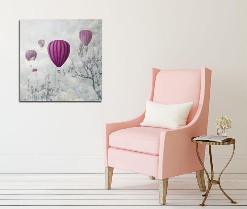 Dekorativ Canvasbilde 45x45 cm - Flerfarget - Innredning - Bilder & kunst - Lerretsbilder