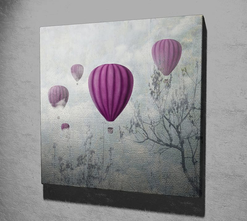 Dekorativ Canvasbilde 45x45 cm - Flerfarget - Innredning - Bilder & kunst - Lerretsbilder