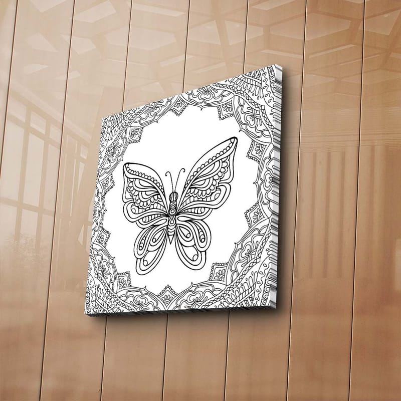 Dekorativ Canvasbilde 45x45 cm - Flerfarget - Innredning - Bilder & kunst - Lerretsbilder