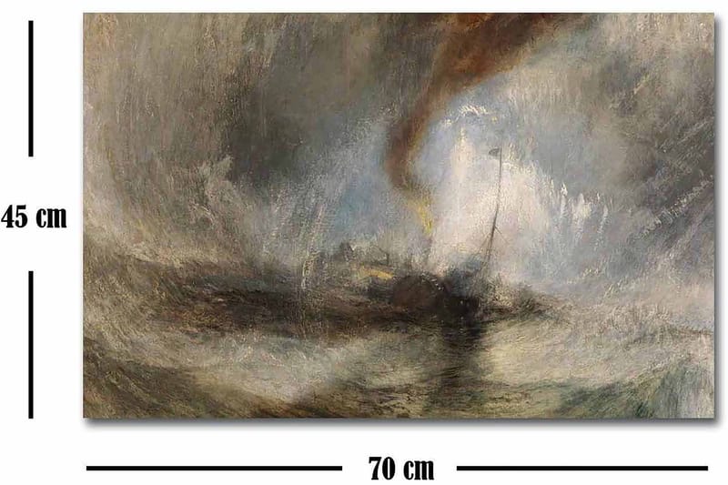 Dekorativ Canvasbilde 45x70 cm - Flerfarget - Innredning - Bilder & kunst - Lerretsbilder