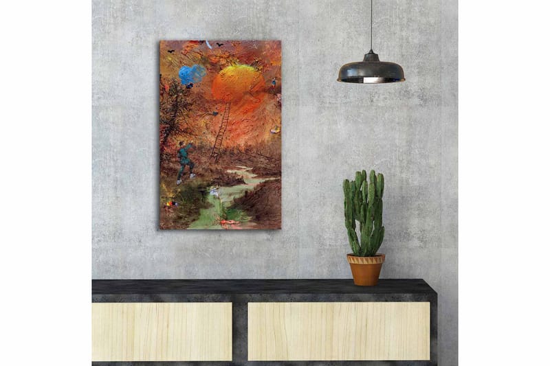 Dekorativ Canvasbilde 45x70 cm - Flerfarget - Innredning - Bilder & kunst - Lerretsbilder