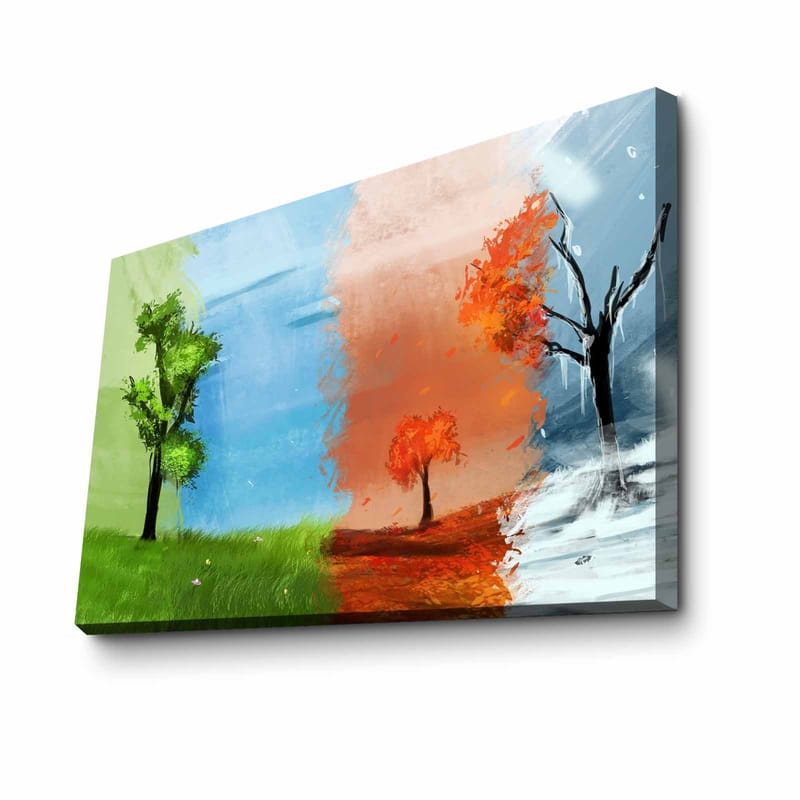 Dekorativ Canvasbilde 45x70 cm - Flerfarget - Innredning - Bilder & kunst - Lerretsbilder