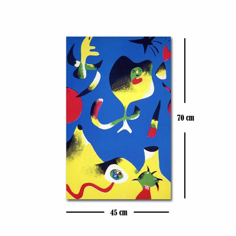 Dekorativ Canvasbilde 45x70 cm - Flerfarget - Innredning - Bilder & kunst - Lerretsbilder