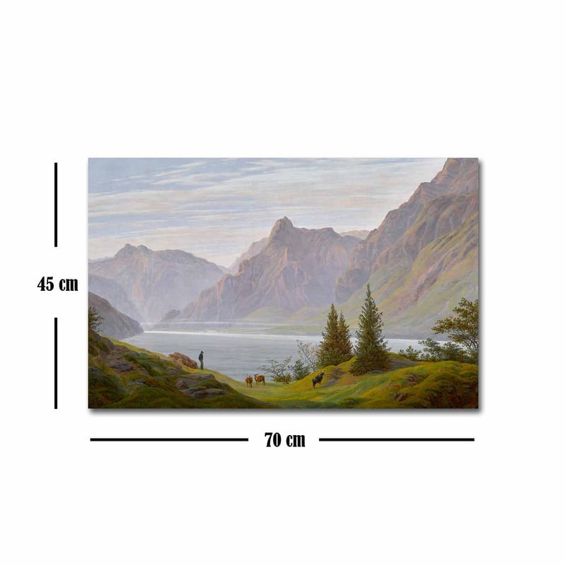 Dekorativ Canvasbilde 45x70 cm - Flerfarget - Innredning - Bilder & kunst - Lerretsbilder