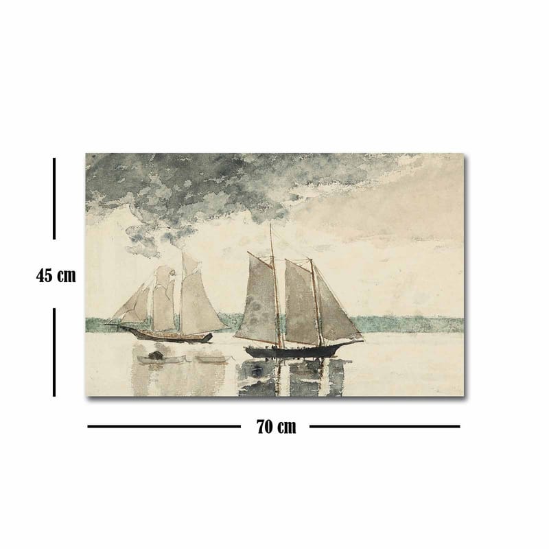 Dekorativ Canvasbilde 45x70 cm - Flerfarget - Innredning - Bilder & kunst - Lerretsbilder