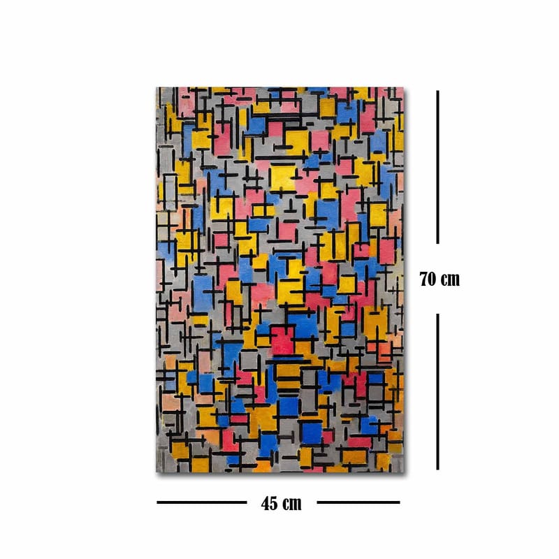 Dekorativ Canvasbilde 45x70 cm - Flerfarget - Innredning - Bilder & kunst - Lerretsbilder