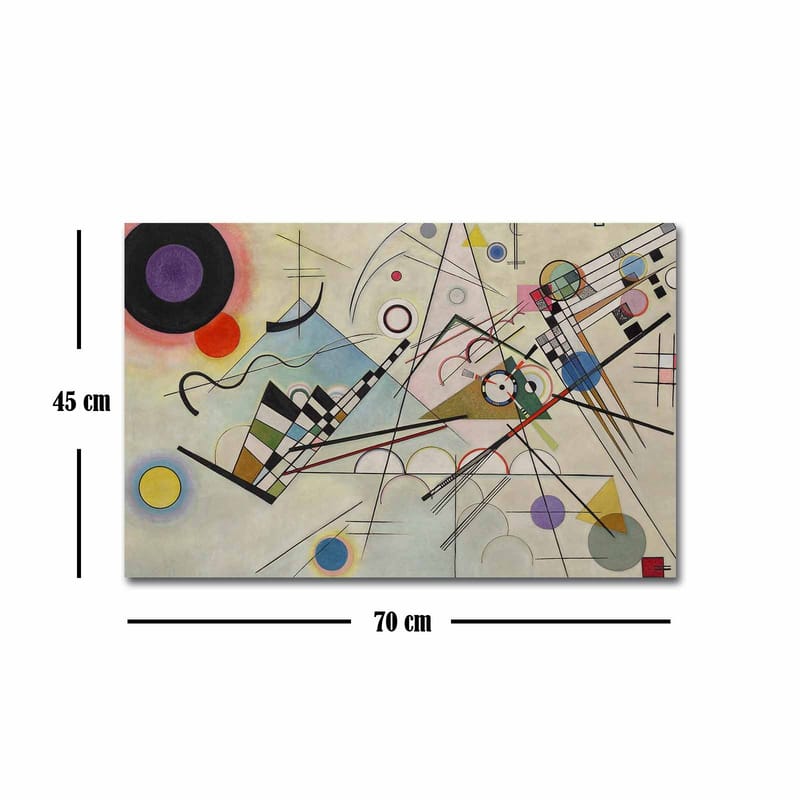 Dekorativ Canvasbilde 45x70 cm - Flerfarget - Innredning - Bilder & kunst - Lerretsbilder
