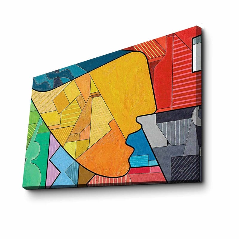 Dekorativ Canvasbilde 45x70 cm - Flerfarget - Innredning - Bilder & kunst - Lerretsbilder