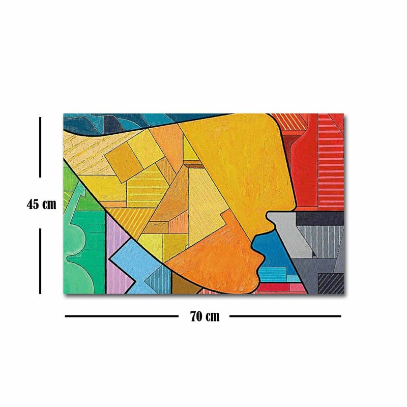 Dekorativ Canvasbilde 45x70 cm - Flerfarget - Innredning - Bilder & kunst - Lerretsbilder