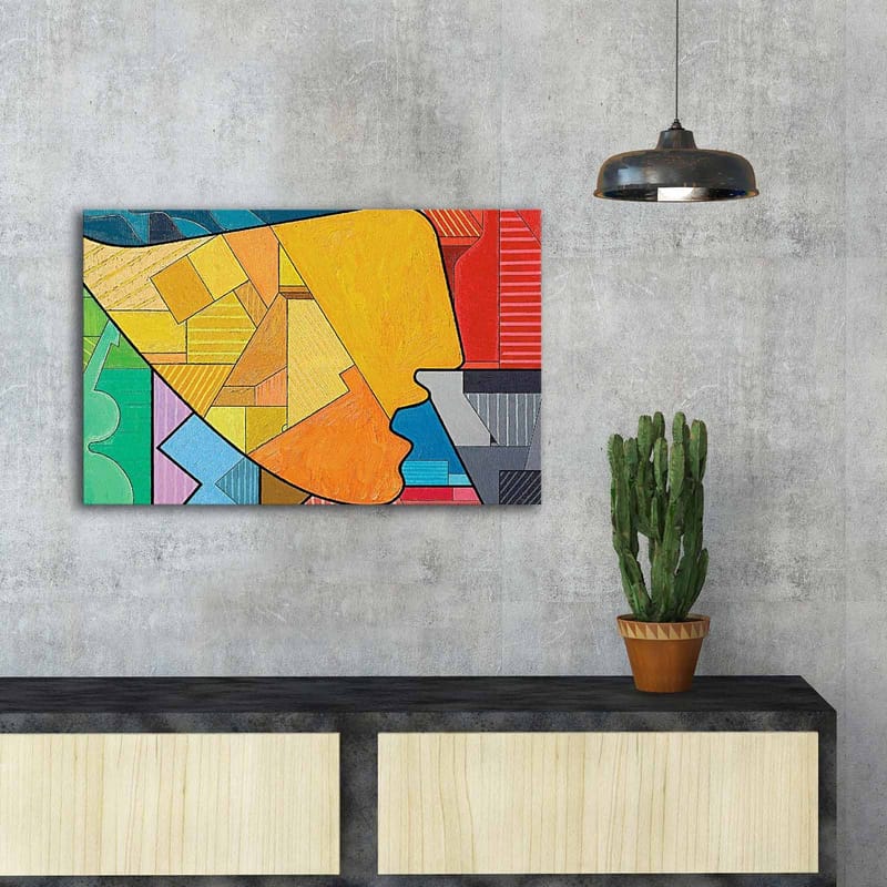Dekorativ Canvasbilde 45x70 cm - Flerfarget - Innredning - Bilder & kunst - Lerretsbilder