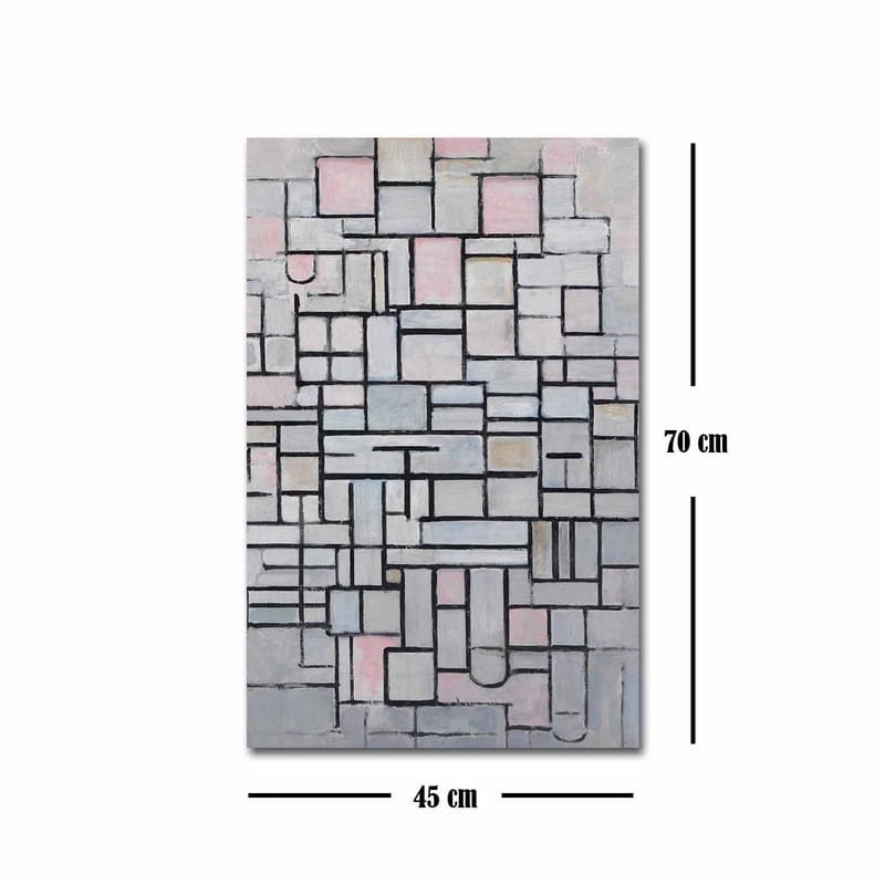 Dekorativ Canvasbilde 45x70 cm - Flerfarget - Innredning - Bilder & kunst - Lerretsbilder