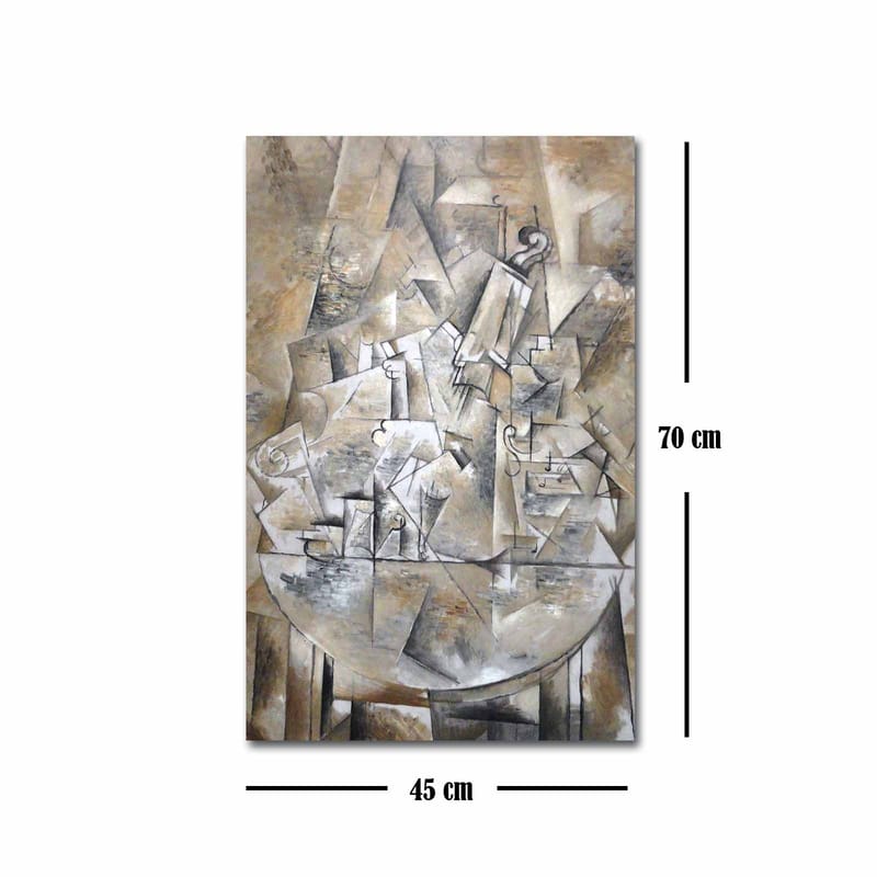 Dekorativ Canvasbilde 45x70 cm - Flerfarget - Innredning - Bilder & kunst - Lerretsbilder