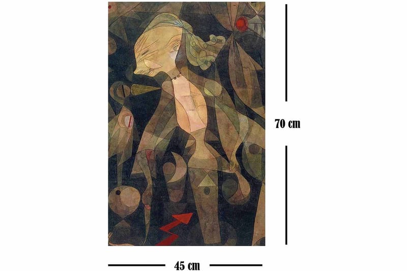 Dekorativ Canvasbilde 45x70 cm - Flerfarget - Innredning - Bilder & kunst - Lerretsbilder
