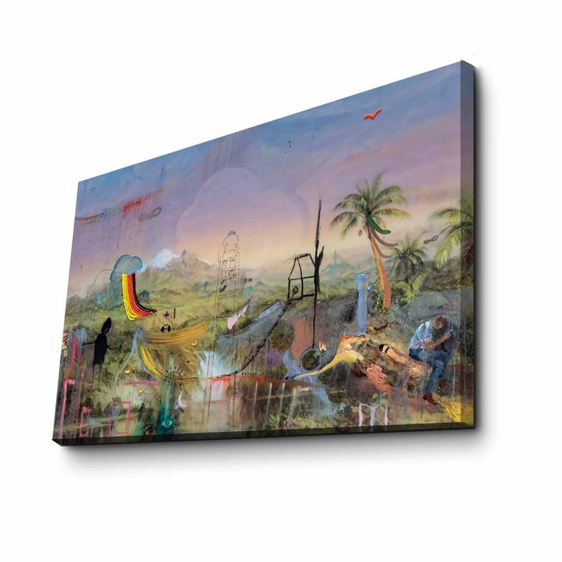 Dekorativ Canvasbilde 45x70 cm - Flerfarget - Innredning - Bilder & kunst - Lerretsbilder