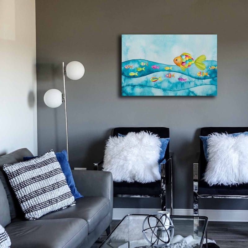 Dekorativ Canvasbilde 45x70 cm - Flerfarget - Innredning - Bilder & kunst - Lerretsbilder