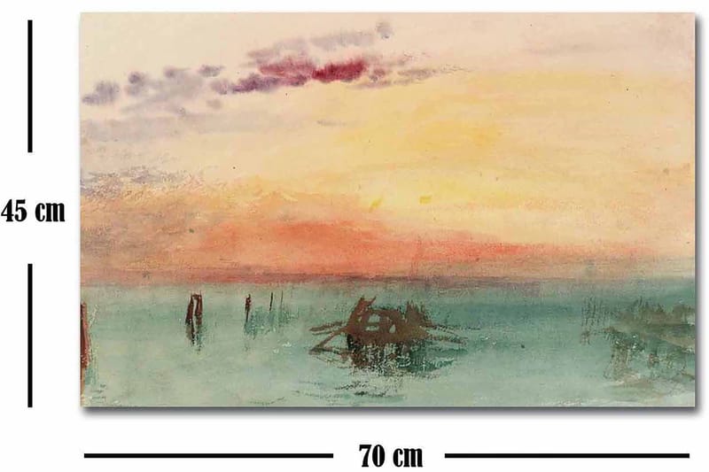 Dekorativ Canvasbilde 45x70 cm - Flerfarget - Innredning - Bilder & kunst - Lerretsbilder