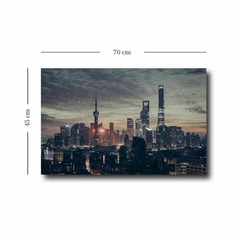 Dekorativ Canvasbilde 45x70 cm - Flerfarget - Innredning - Bilder & kunst - Lerretsbilder