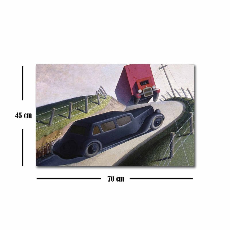 Dekorativ Canvasbilde 45x70 cm - Flerfarget - Innredning - Bilder & kunst - Lerretsbilder